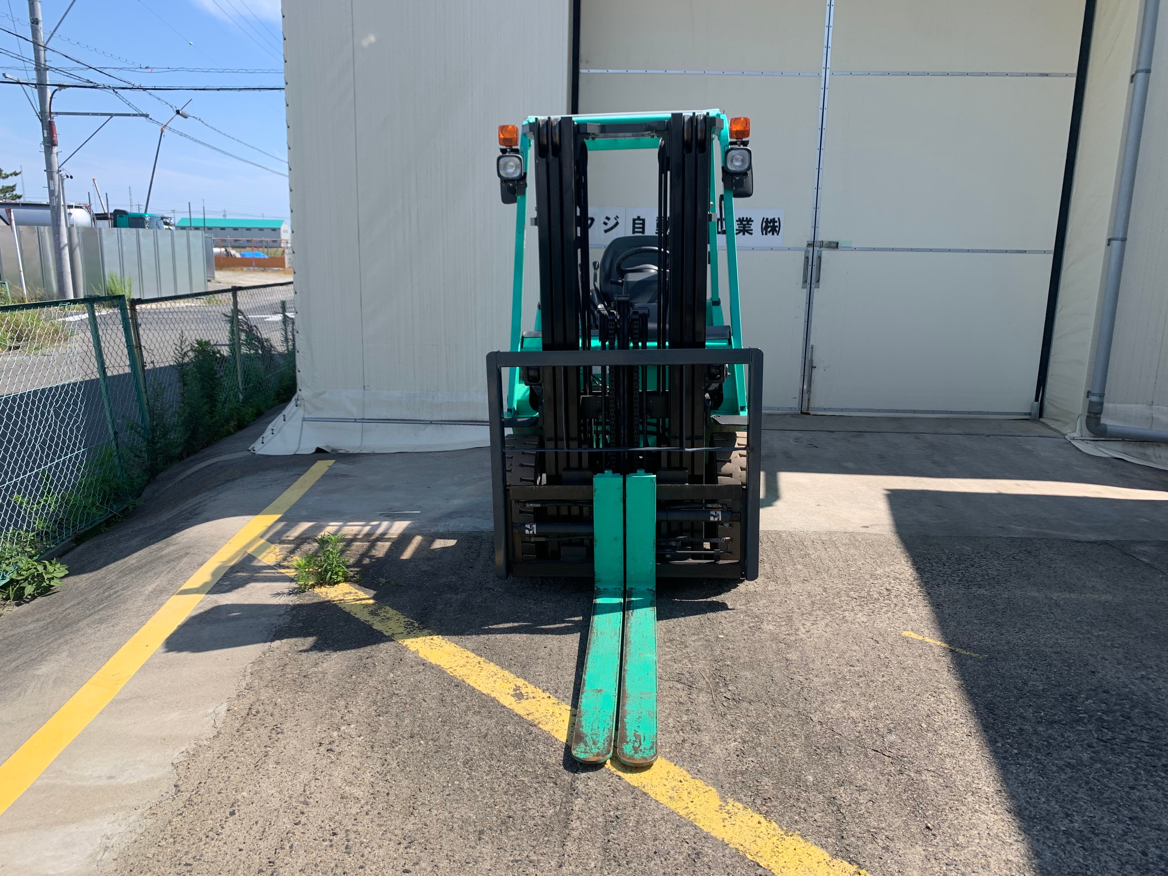 三菱中古フォークリフト【KFDE25T】[No.20]3段フルフリー！フォークシフター付！