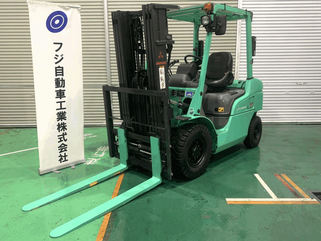 三菱中古フォークリフト【KFDE25T】[No.26]最大揚高4.3ｍで高所作業に最適！