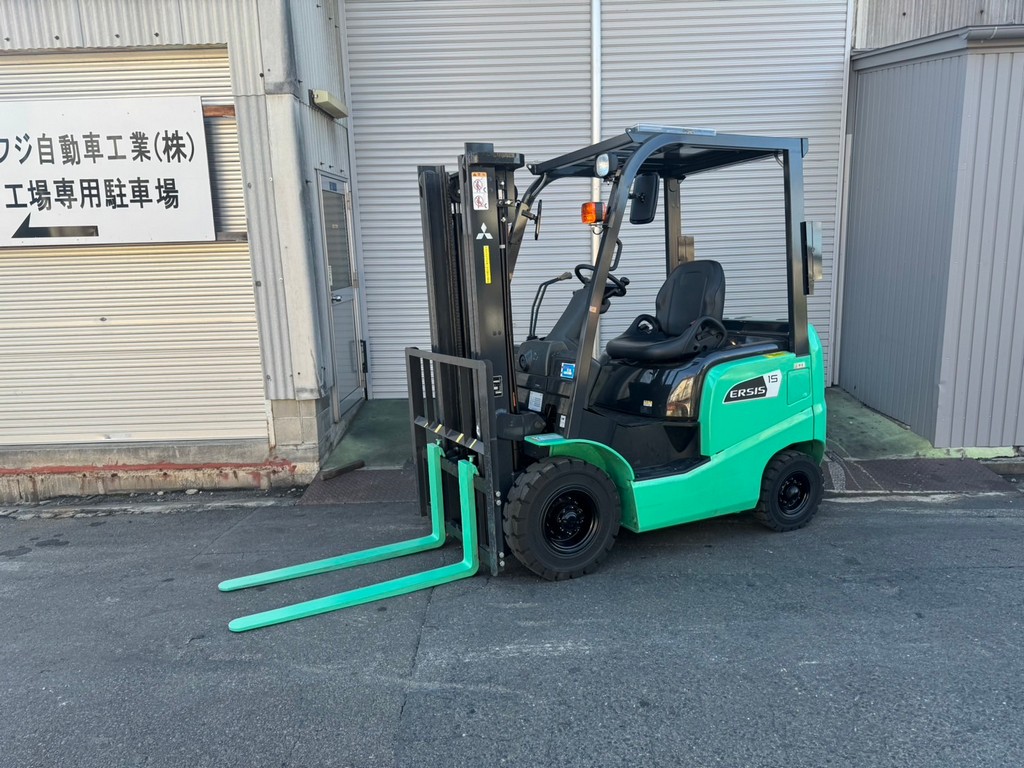 三菱中古フォークリフト【FD15T14】［No.168］高所作業・重量物の運搬
