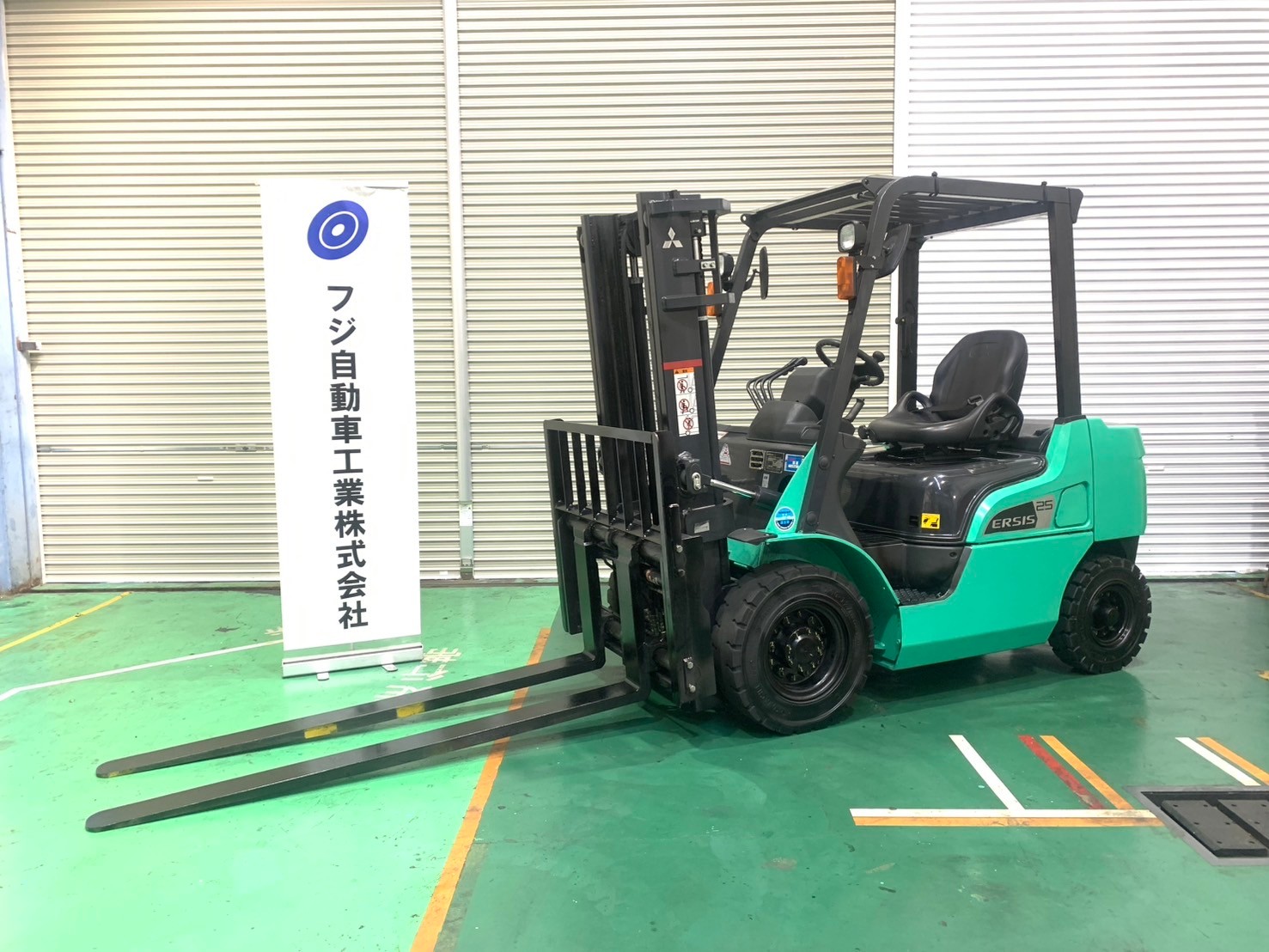 三菱中古フォークリフト【FDE25P-T】［No.180］使用時間少な目！オススメです！