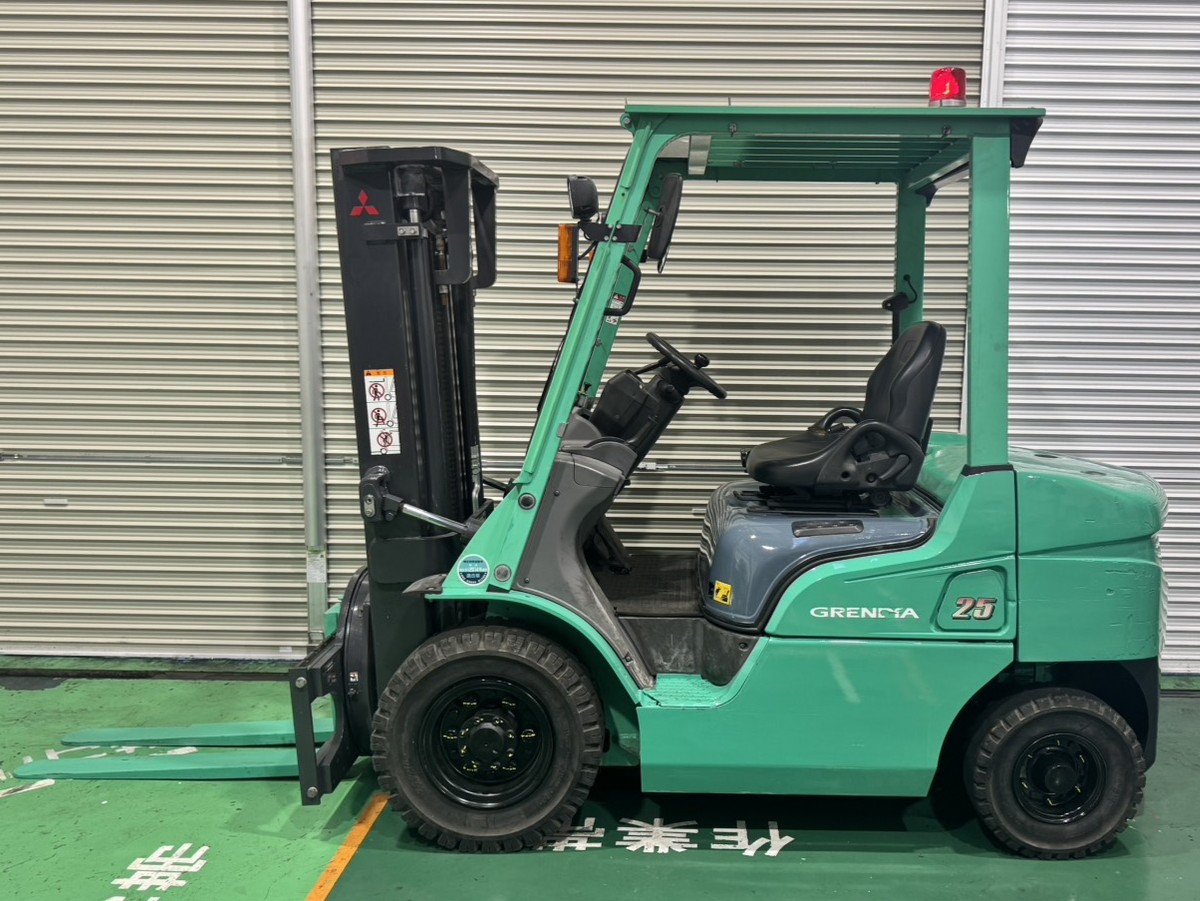 ミツビシ中古フォークリフト【FDE25T】［No.1002］便利な全回転