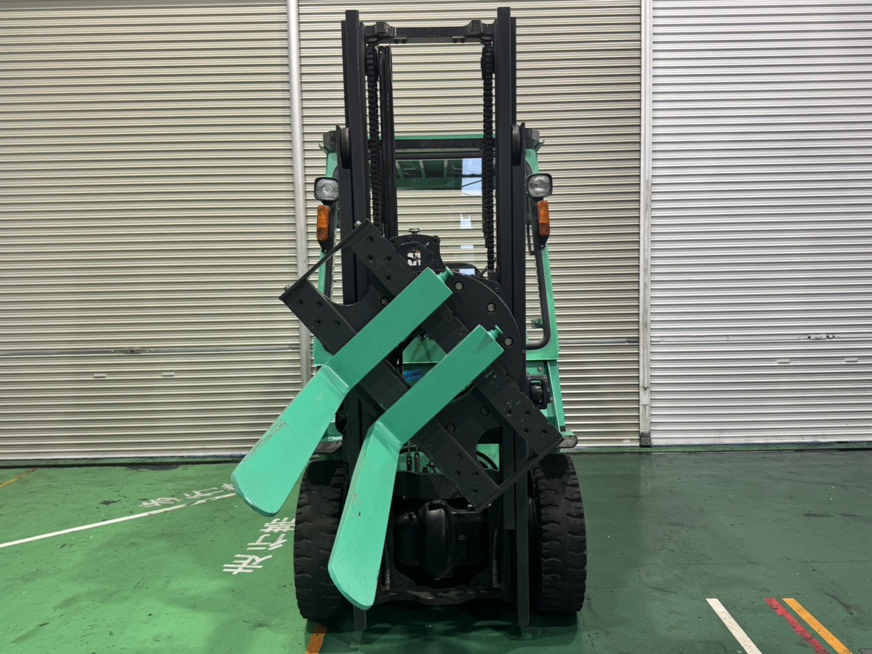 中古美品 ハンドフォークリフト フォークリフト 三菱中古フォークリフト【KFDE25T】［No.164］3段フルフリー！フォーク