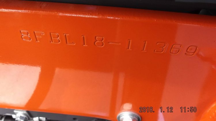 トヨタ TOYOTA 中古フォークリフト forklift バッテリーカウンター 2017年式 3段フルフリー4.3Mマストサイドシフト