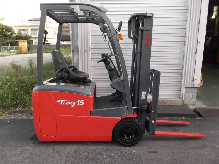 ニチユ NCHIYU 中古フォークリフト forklift バッテリーカウンター3輪タイプ サイドシフト 2012年式