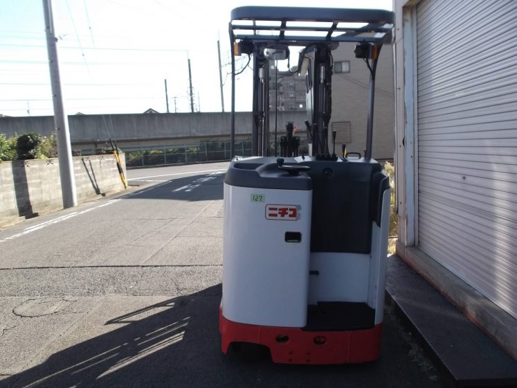 ニチユ NICHIYU 中古フォークリフト forklift バッテリーリーチ 2014年式 3段フルフリーサイドシフト 5.5mマスト