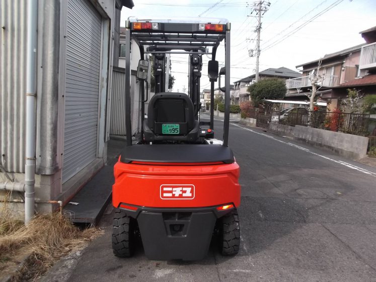 ニチユ NCHIYU 中古フォークリフト forklift バッテリーカウンター 3段フルフリー5Mマスト サイドシフト