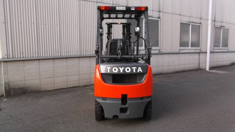 トヨタ TOYOTA 中古フォークリフト forklift ガソリン&LPG併用 2016年式 フォークポジショナー2本レバー式 3mマスト