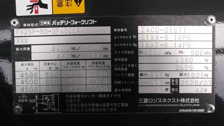 ニチユ 中古フォークリフト