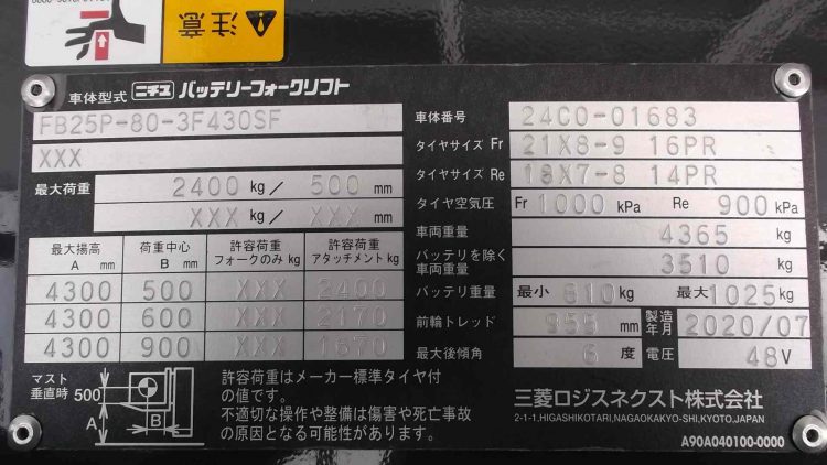 ニチユ 中古フォークリフト